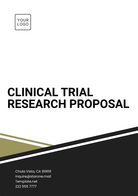 call for proposals|Call for Clinical Trial Proposals .